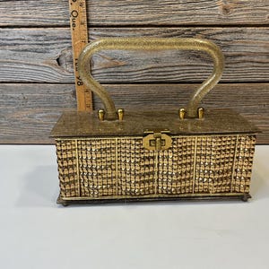 Vintage celluloid purse handbag