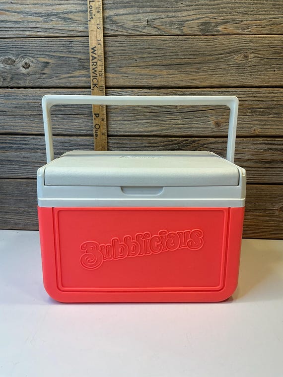 Vintage Coleman Cooler Bubblicious Bubble Gum Neon Orange 90' - Etsy
