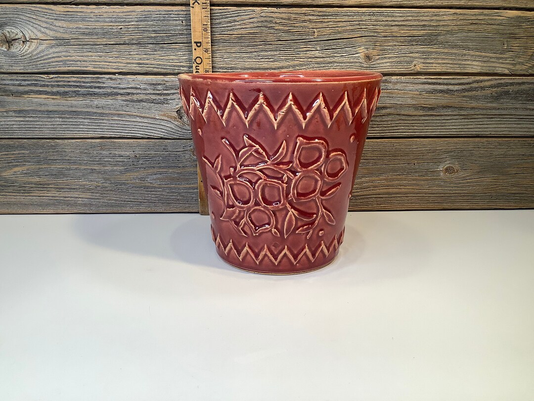 Vintage Mccoy Pottery Pink Planter 40' - Etsy