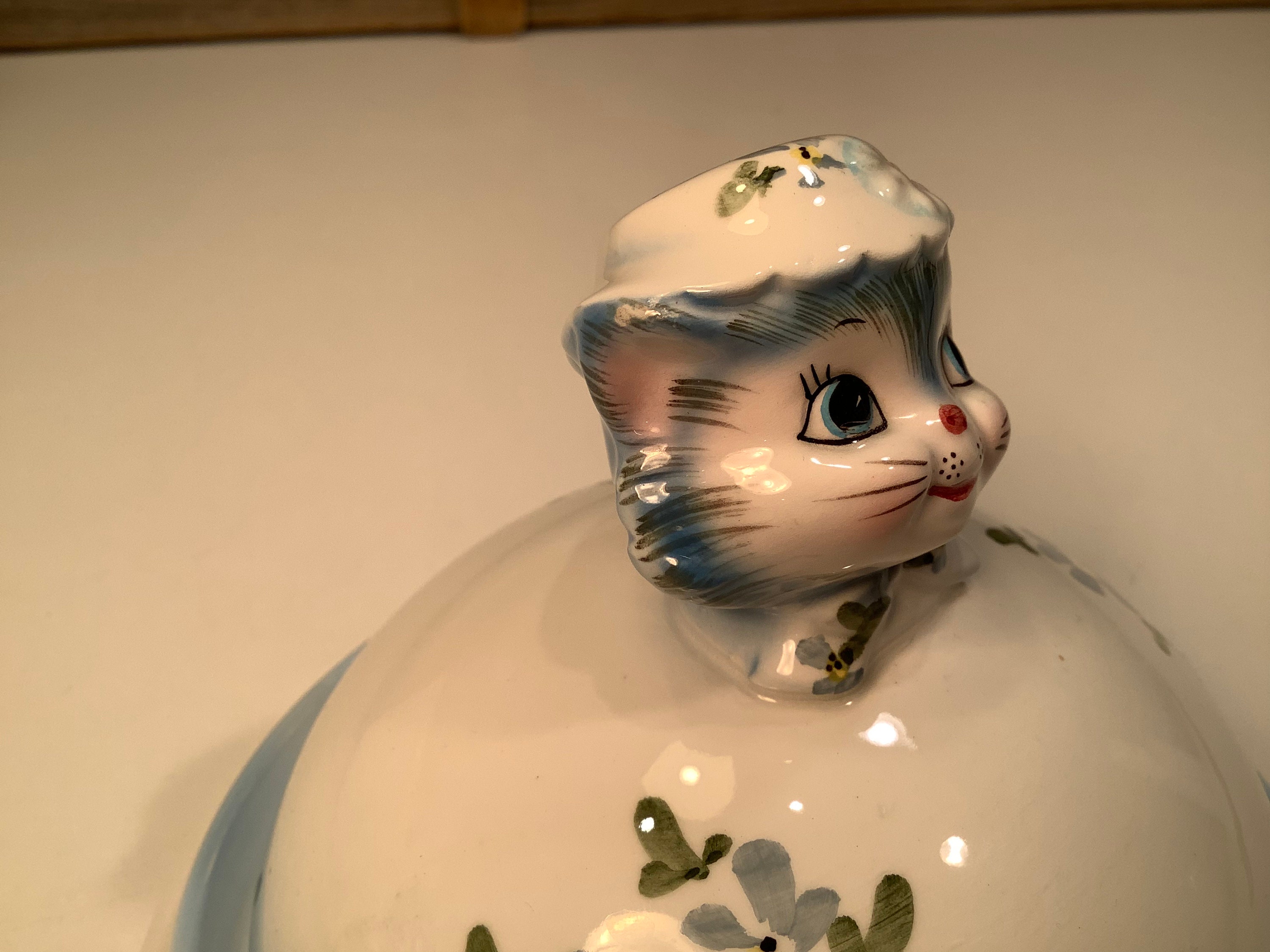 Vintage Lefton Miss Priss Butter Dish 50' - Etsy