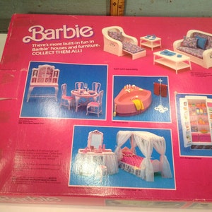 Vintage Barbie living room set 1985 image 8