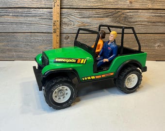 Vintage Tonka Renegade Green Jeep XR-101 - Etsy