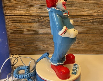 Vintage Bozo the Clown Telephone - Etsy