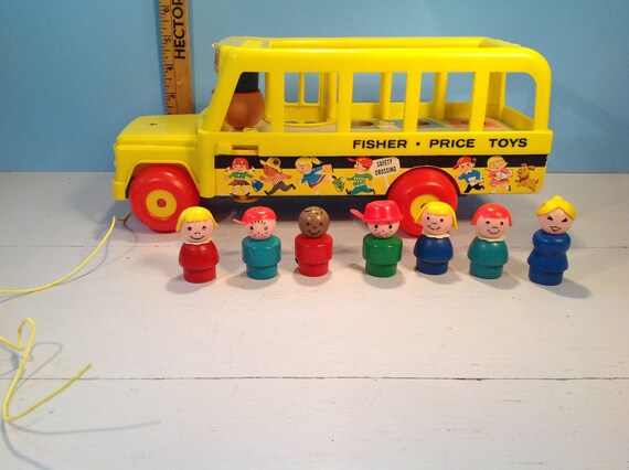 vintage fisher price school bus
