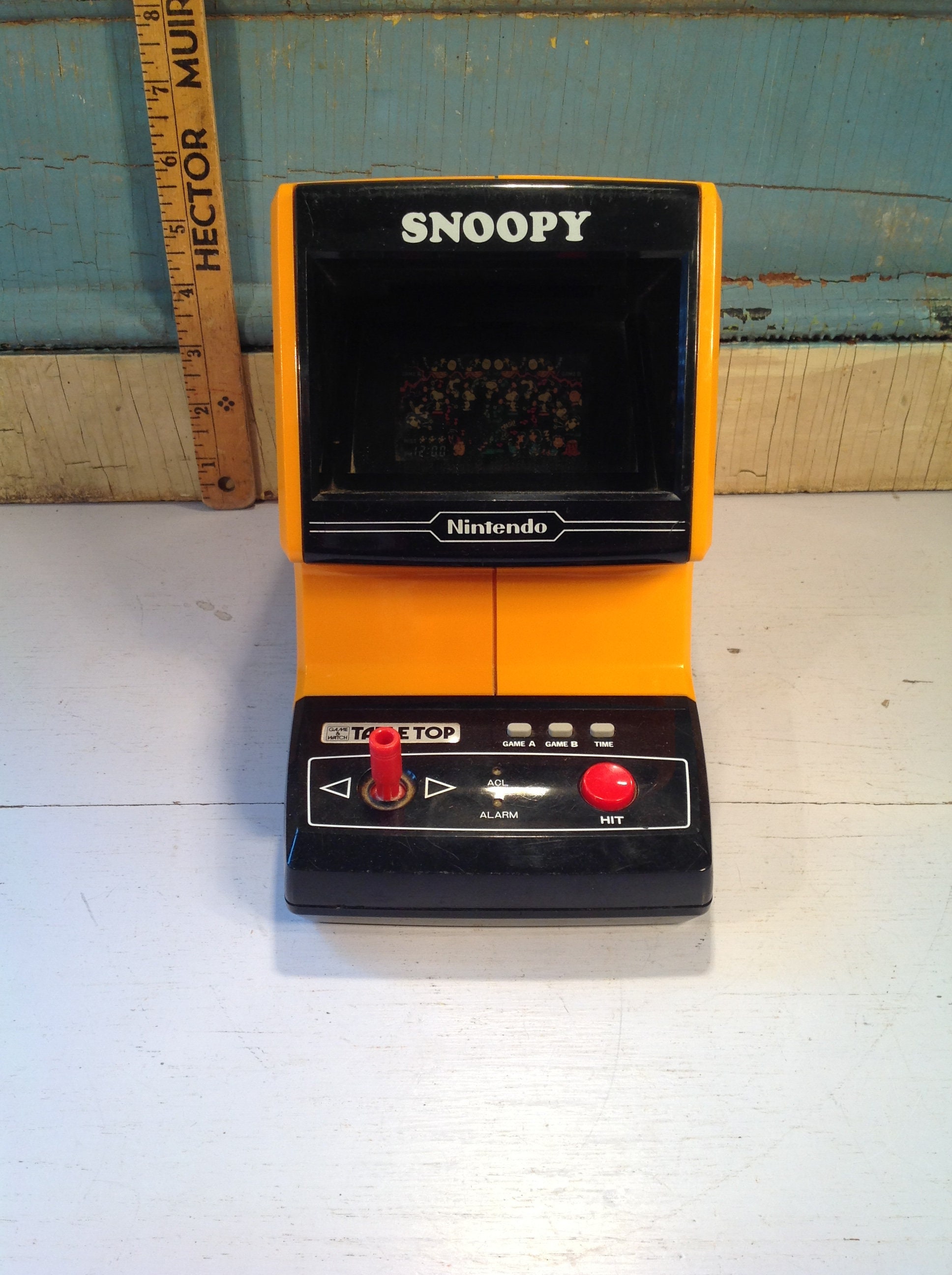 Vintage Nintendo Game Watch Table Top Snoopy 1983 - Etsy
