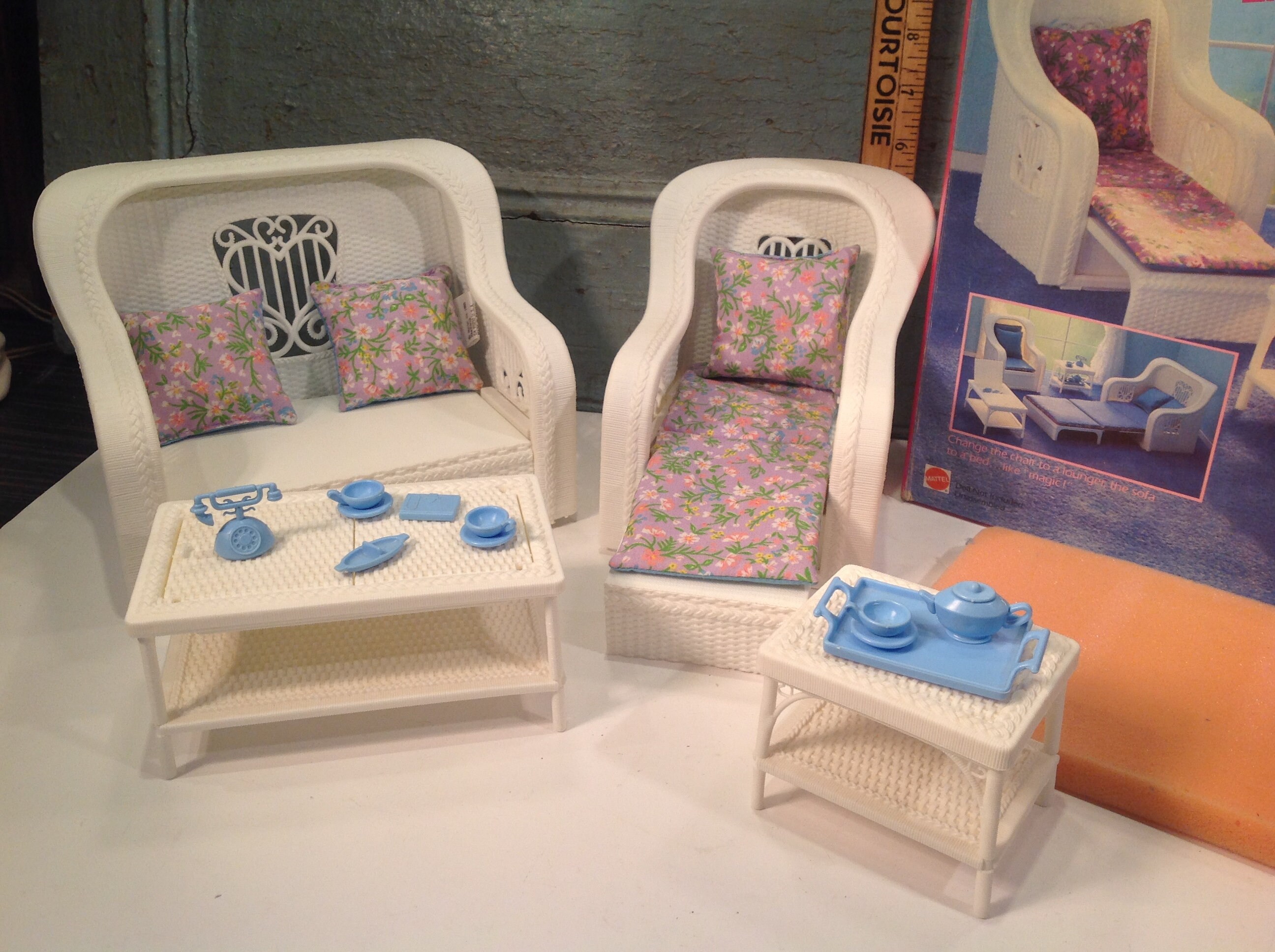 Vintage Barbie living room set 1985 | Etsy
