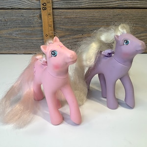 Vintage Hasbro my little pony 2 Flutter Ponies 80&#39;