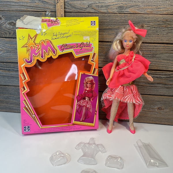 Vintage Hasbro Glitter and Gold fashions Fire and Ice 80’