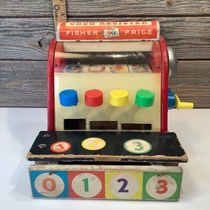 Old fisher Price cash register 60’