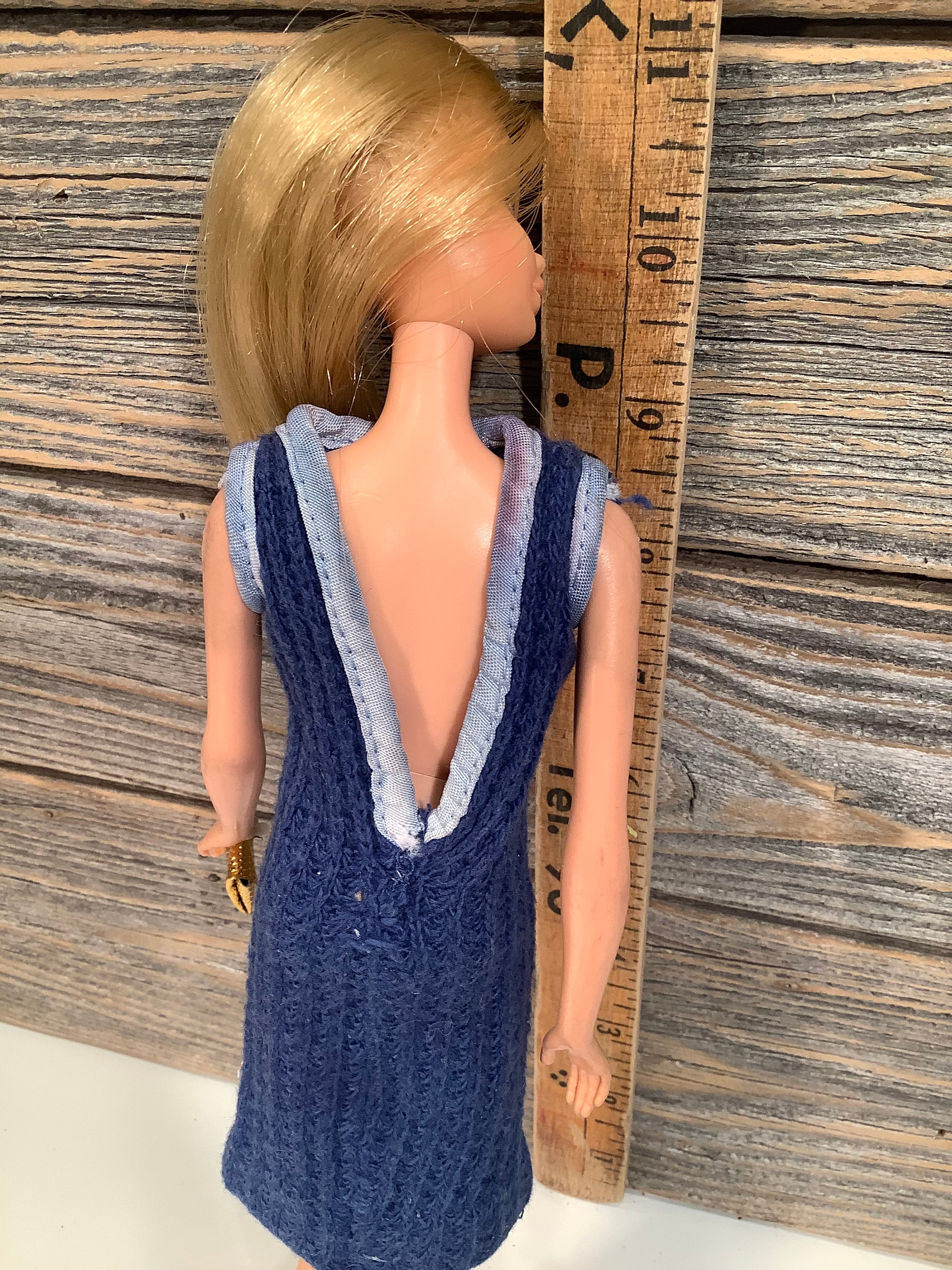 Vintage Barbie Dress Blue Clone 70' | Etsy
