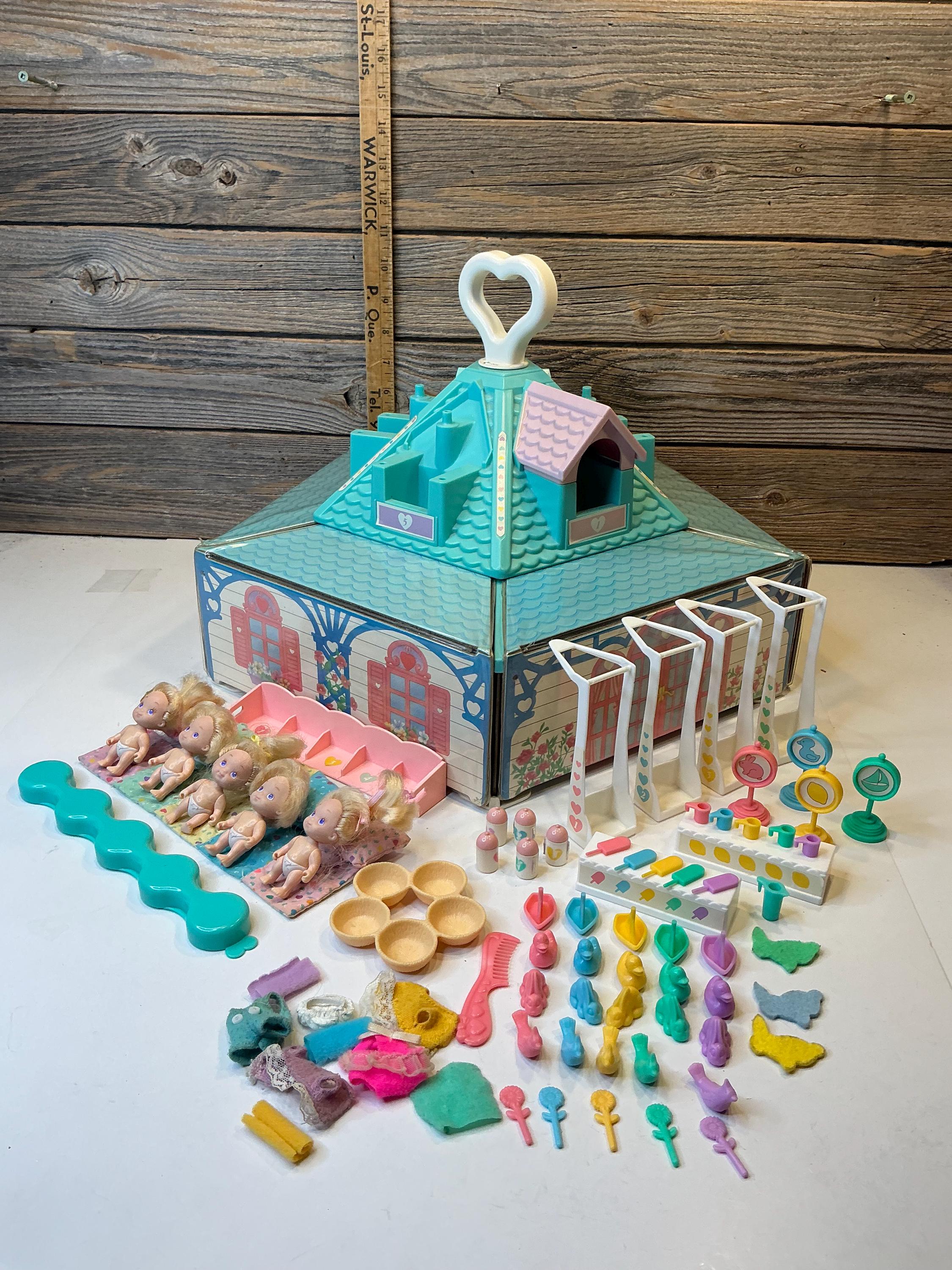 keitty　couffn set Vintage Tyco Quints Family House 1991 - Etsy