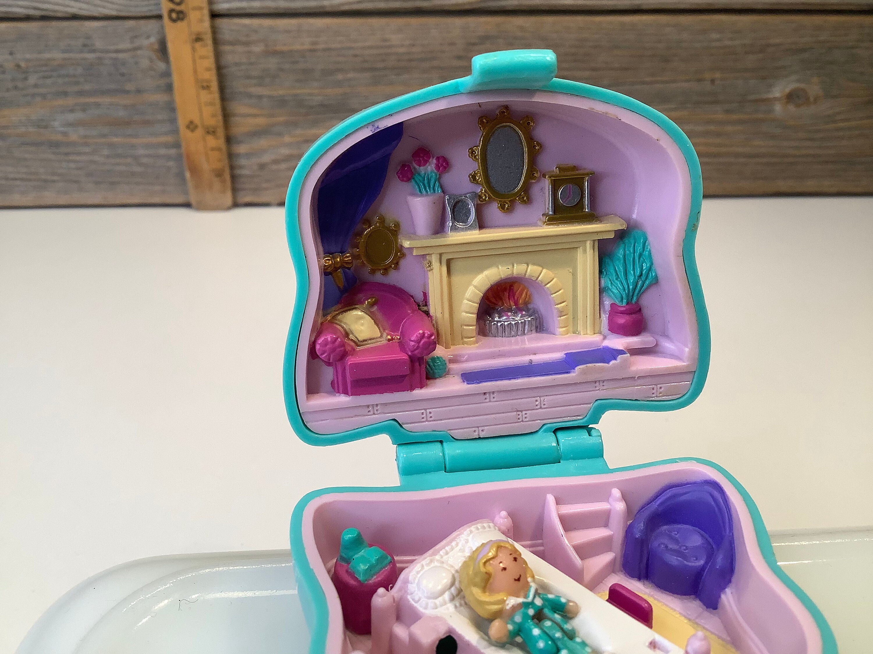 Complete 1993 Polly Pocket Cuddly Kitty Compact Pet Parade Collection,  Vintage Rare Polly Pocket, Complete in Great Condition, Bluebird Toys 