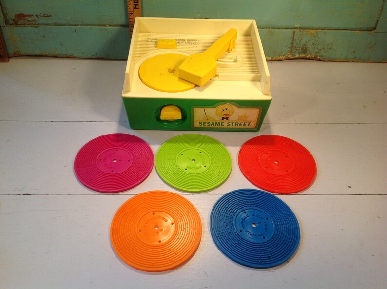 fisher price sesame street record player