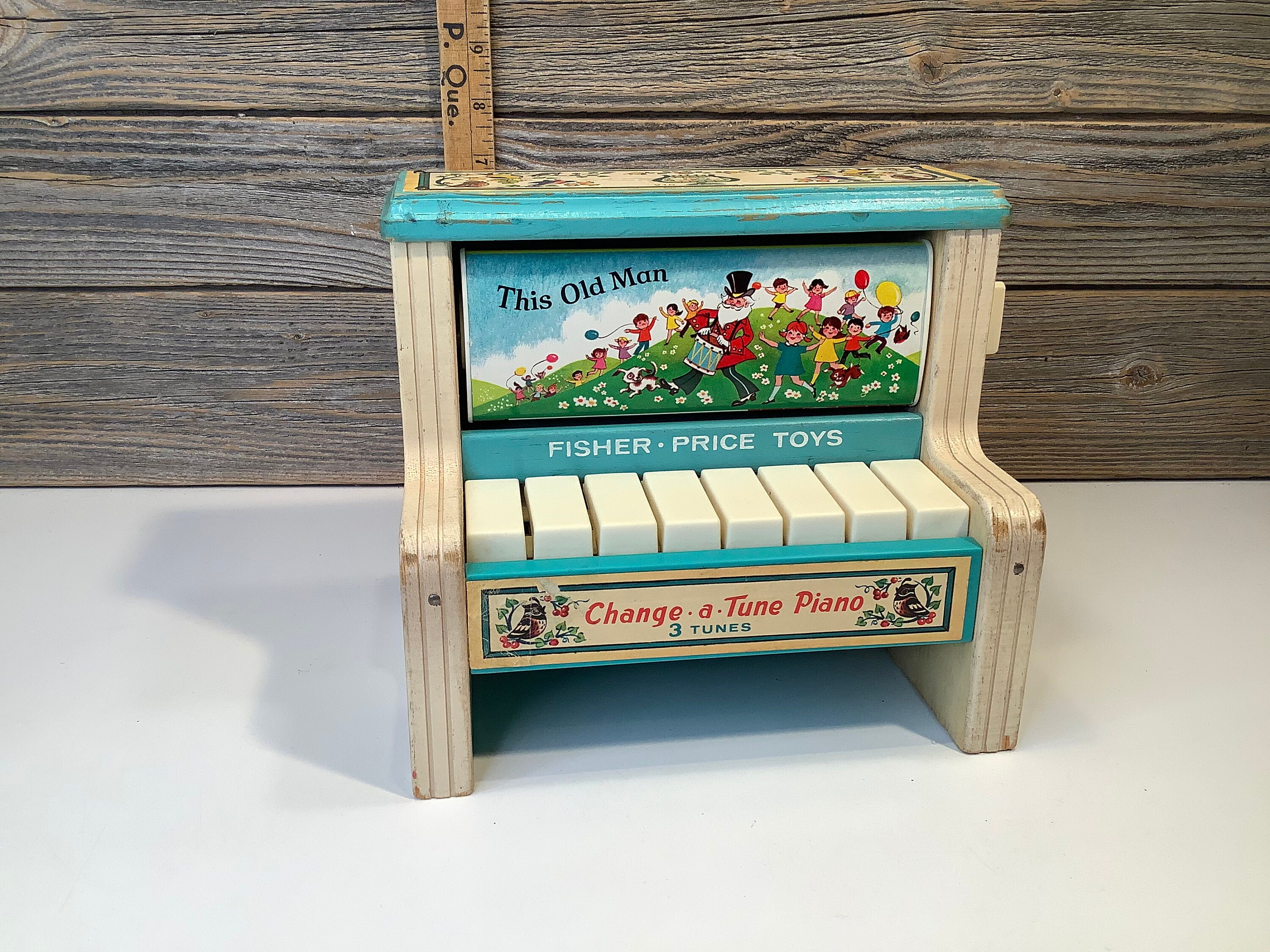 Vintage Fisher Price Change a tune Piano 1969 Etsy UK
