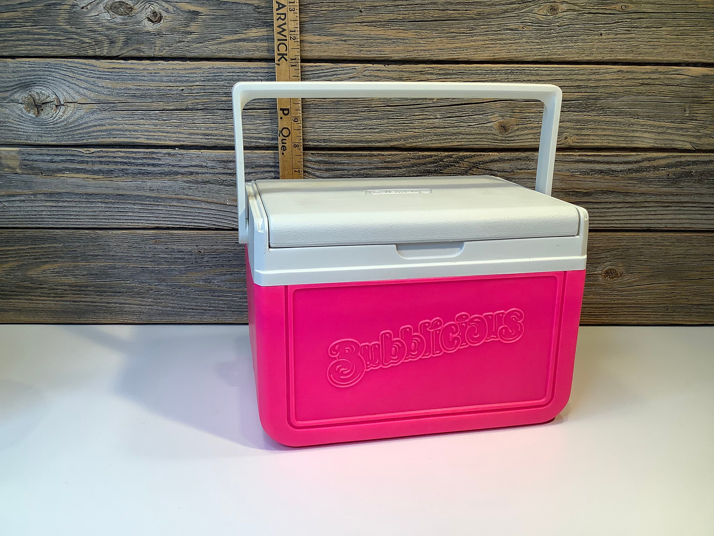 Vintage Coleman Cooler Bubblicious Bubble Gum Pink Neon 90 Etsy