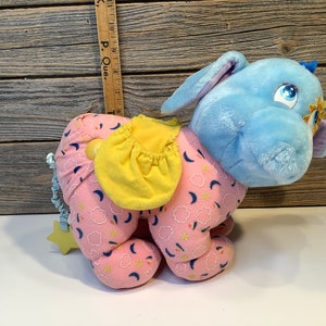 Vintage Hasbro Moon Dreamers Snoozer de felpa 1986