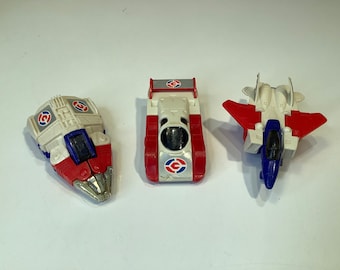 Vintage Tomy 3 Commandrons transformer 1985