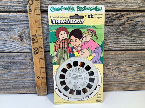 Vintage View Master Cabbage Patch Kids 3 Reels Open Pack 80 