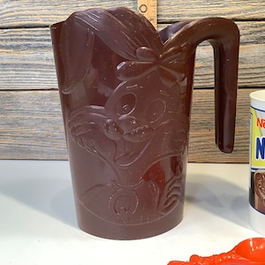 Vintage Nestlé milk pot NesQuik brown 80&#39;