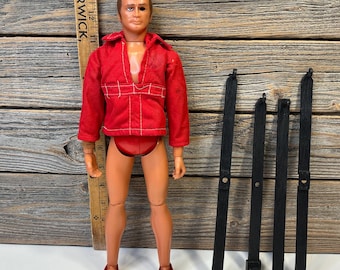 Vintage Kenner Sechs-Millionen-Dollar-Mann-Puppe 70’