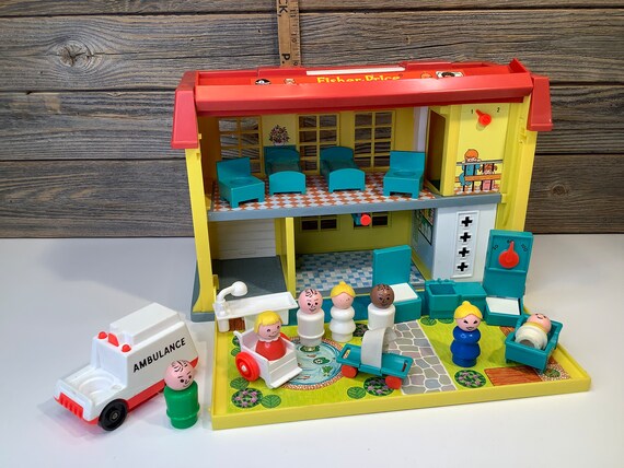 Vintage Fisher Price Little People Children s Hospital 1976 Etsy UK