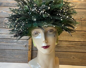 B. Michael Wool Hat: Colorful Ostrich Feathers, Made in USA  display picture 2