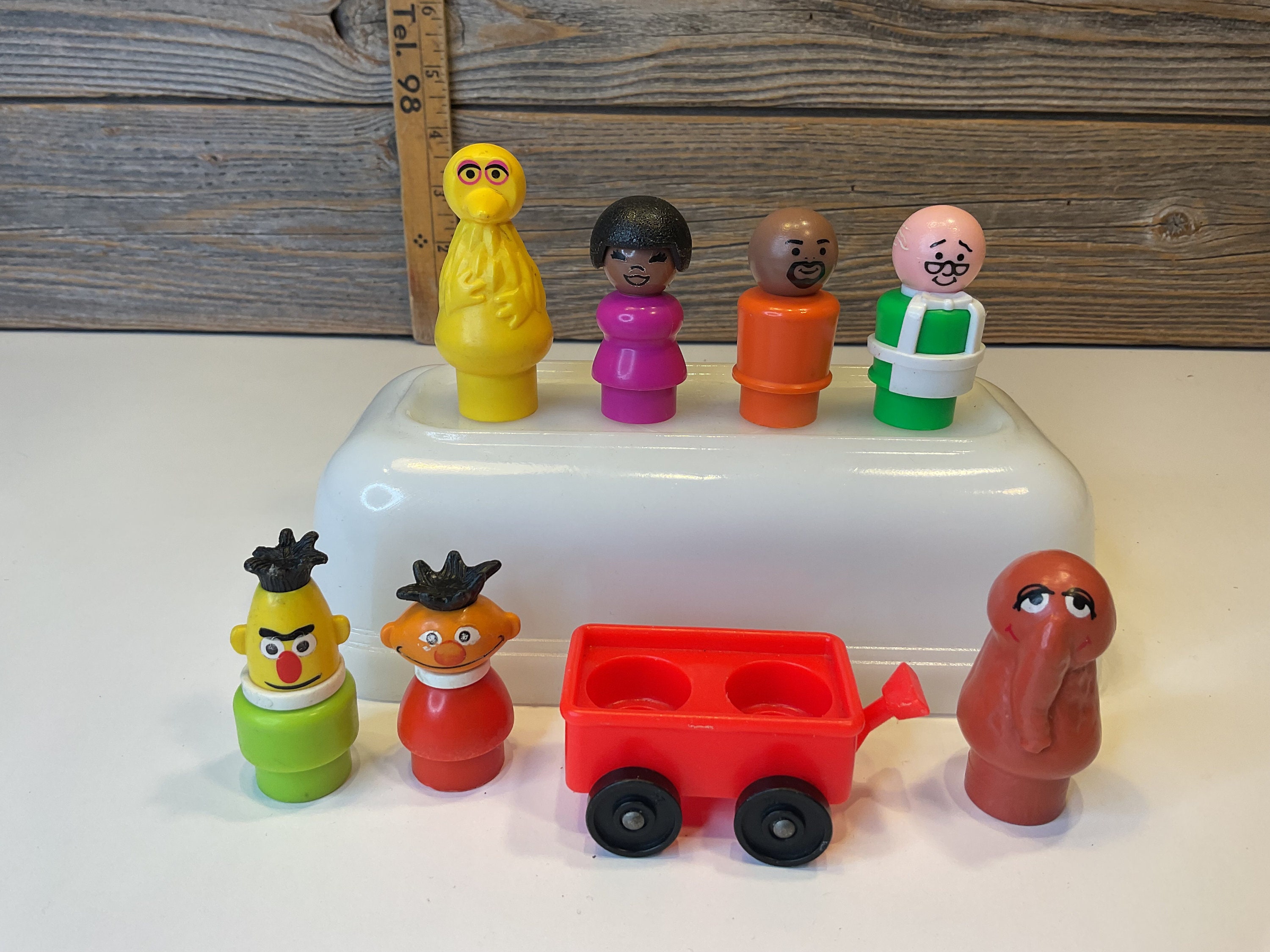 Vintage Fisher Price Little People Sesame Street Characters 70