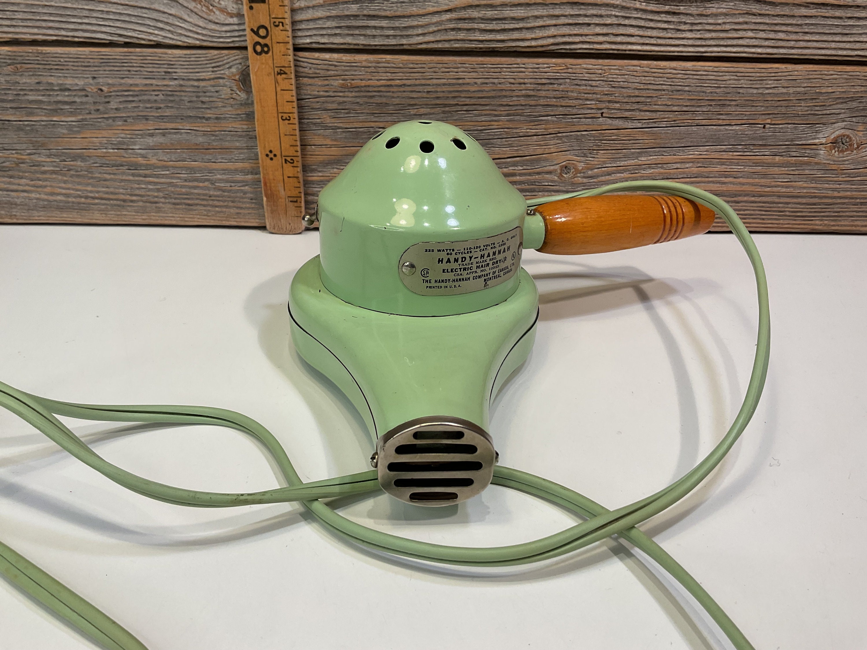 Vintage Handy hannah Electric Hair Dryer 50 Etsy
