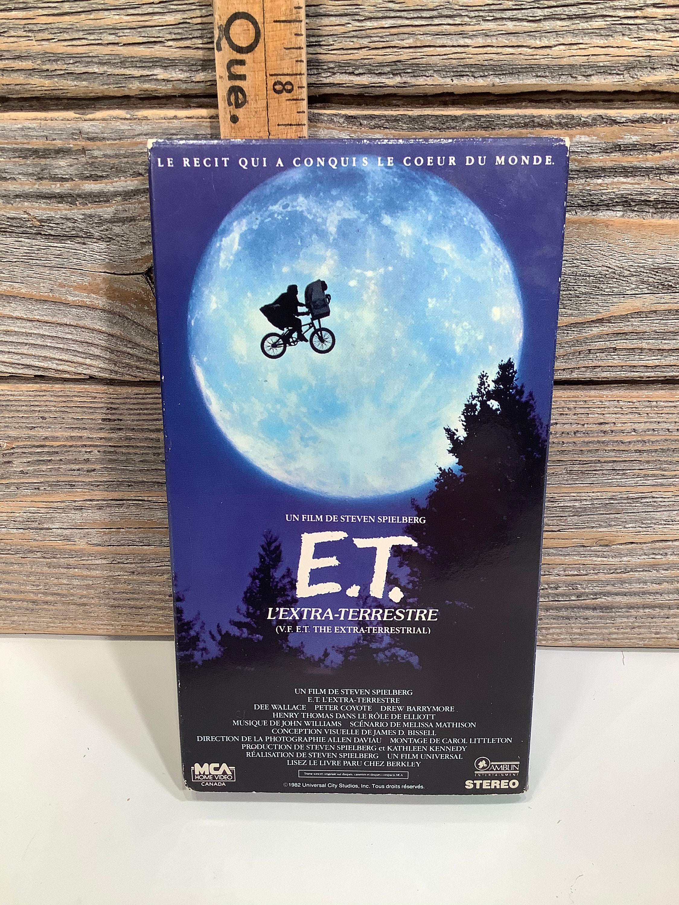 Vintage VHS E.T. The extra terrestrial 1982 Etsy