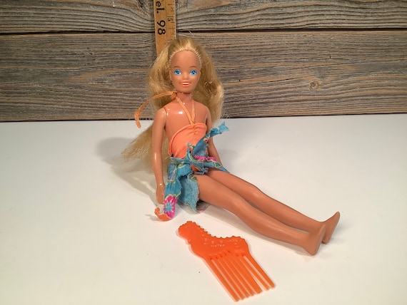 スキッパー / アイランドファン バービー ヴィンテージ Vintage Mattel Skipper Island Fun 1987 - Etsy