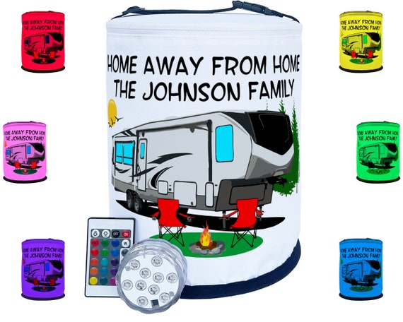 Personalized Color Changing Camping Lantern 5th Wheel Trailer