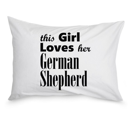 German Shepherd Gifts Pillow Case Etsy