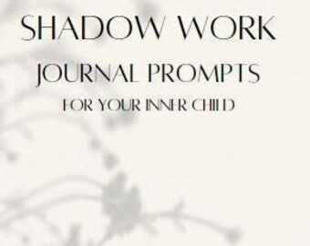 Inner Child Shadow Work- Deep Dive, Self-reflection workbook, 38 pages