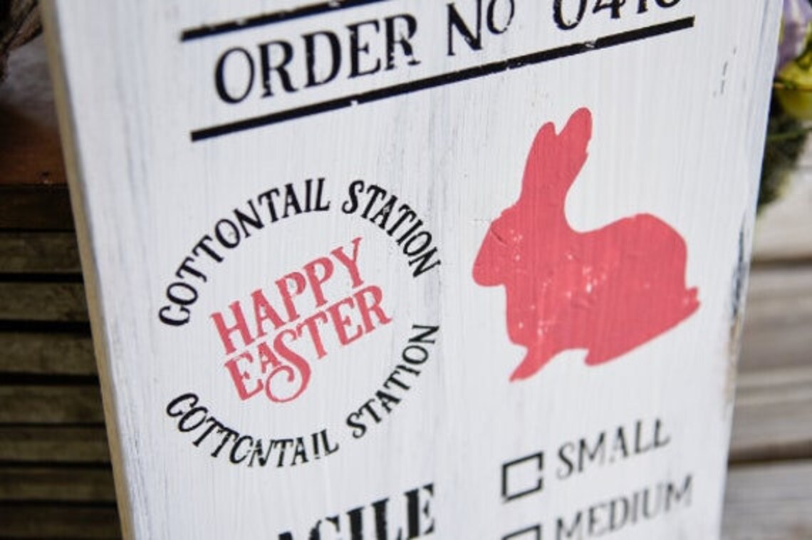 Easter Wood Sign I Easter Sign I Easter Decor I Easter I Spring I ...