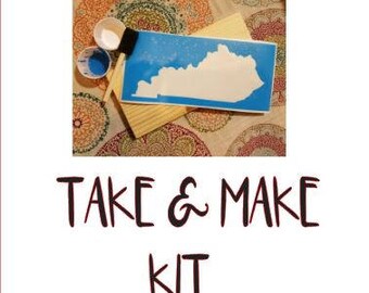 Kid take and make kits. Take and make, Birthday parties, painting, paint kits, kid kits