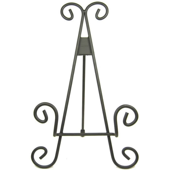 Black Easel for Wedding Sign > Painted Matte Black Floor Easel