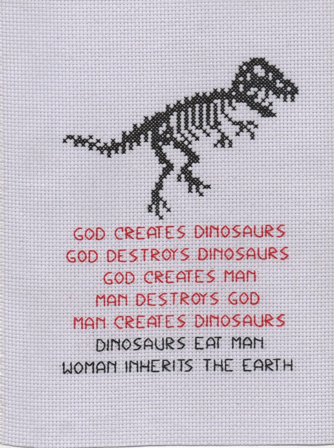 Jurassic Park - God Creates Dinosaurs Quote - Etsy