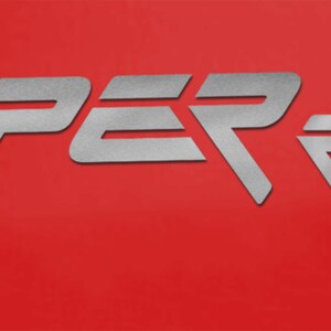 Viper RT/10 Logo Garage Sign 6 Feet Long Brushed Silver - Etsy