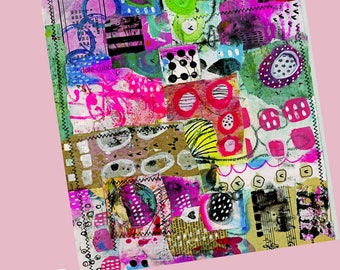 Collage Tear Sheet Mixed Media Collage Art Collage Sheet Collage Fodder Art Journaling Collage Paper Digital Download