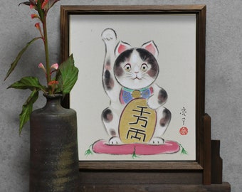 絵画 beckoning cat Maneki Neko: Japan's Beckoning Cat | SFO Museum