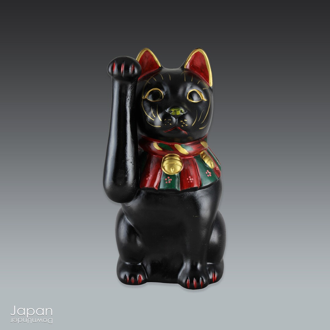土製 小さな招き猫 守り猫 アンティーク 蚤の市 【公式通販】