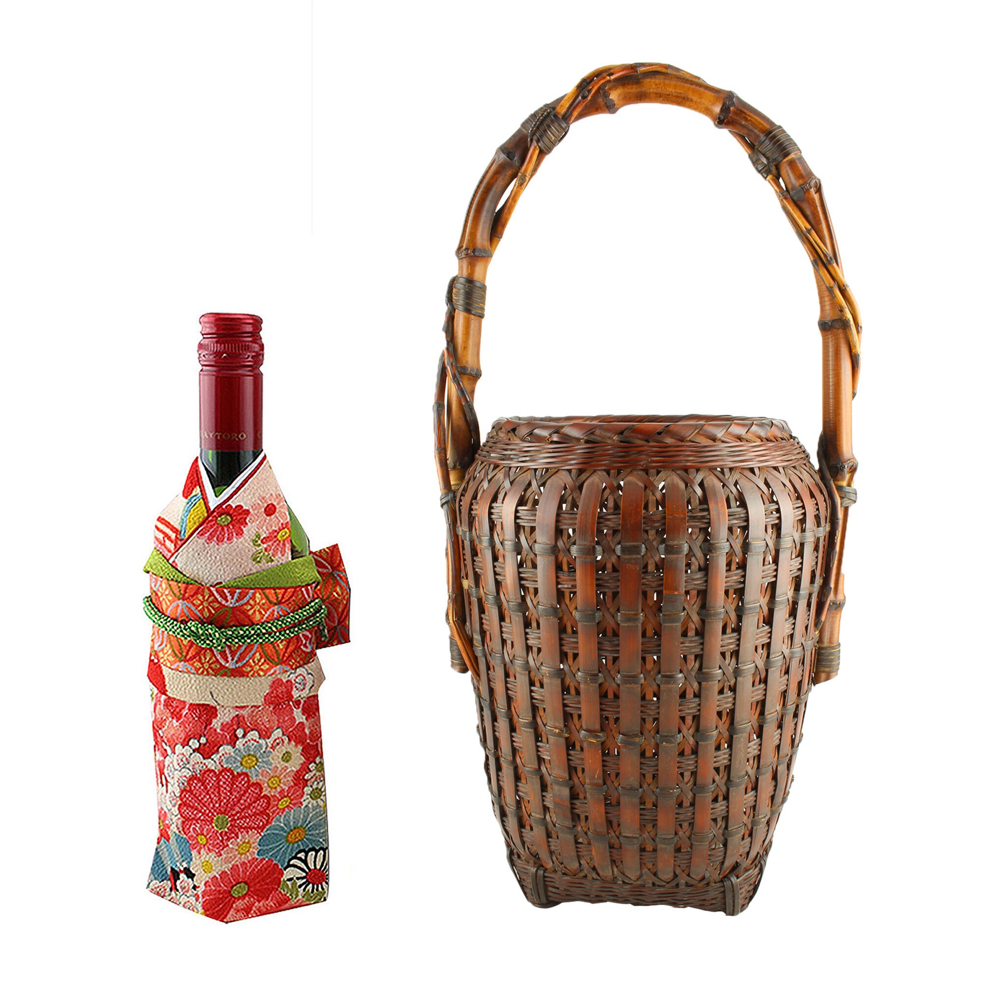 Japanese basket ikebana vases hand woven basket ikebana Etsy