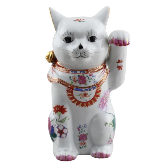 Vintage Maneki Neko Japanese Cat 