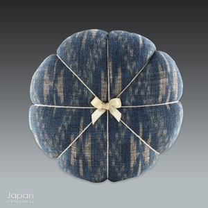 japanese pin cushion, handmade pin cushion, brooch organizer, sewers gift, japanese fabric pin cushion