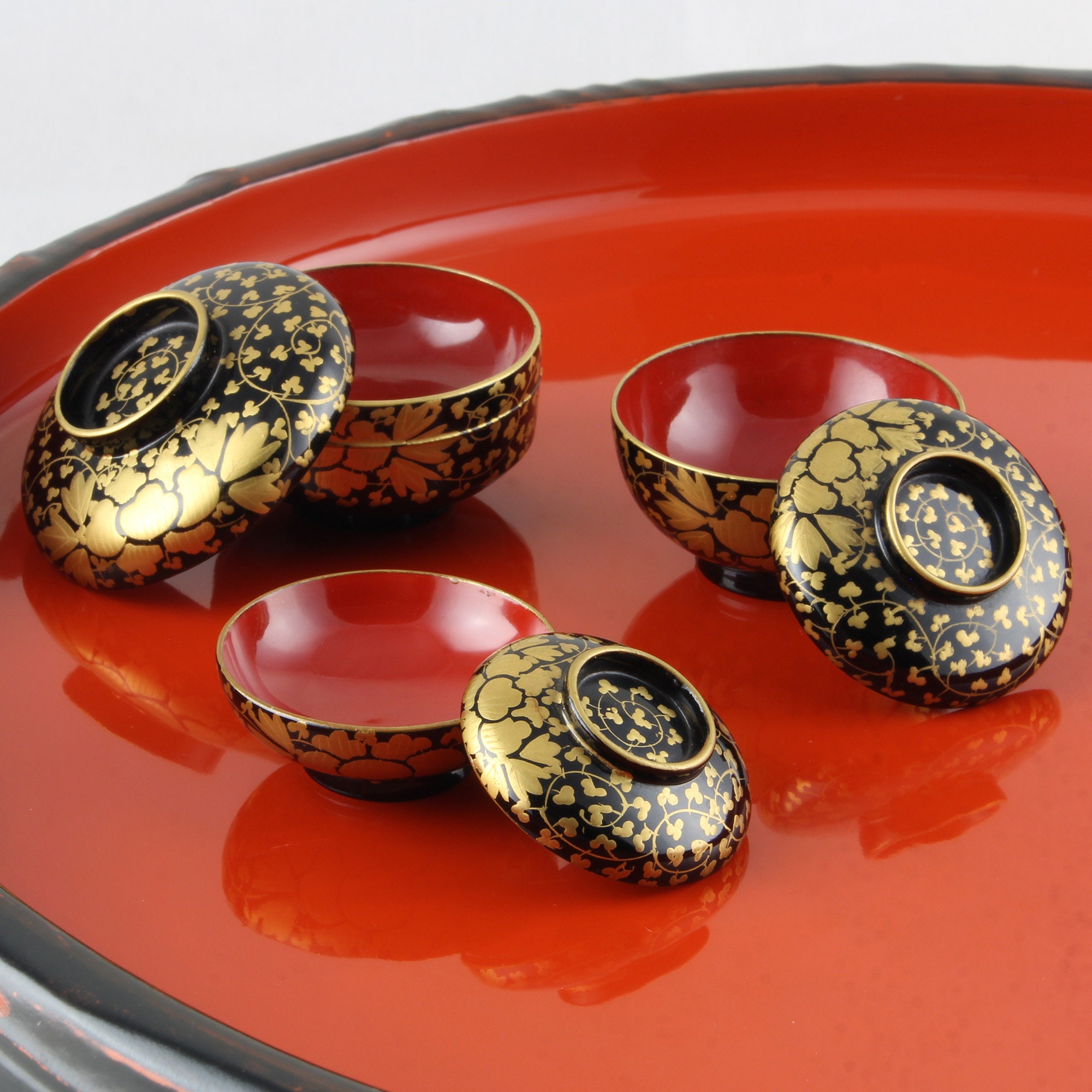 Japanese vintage miniature tableware hina doll furniture Etsy