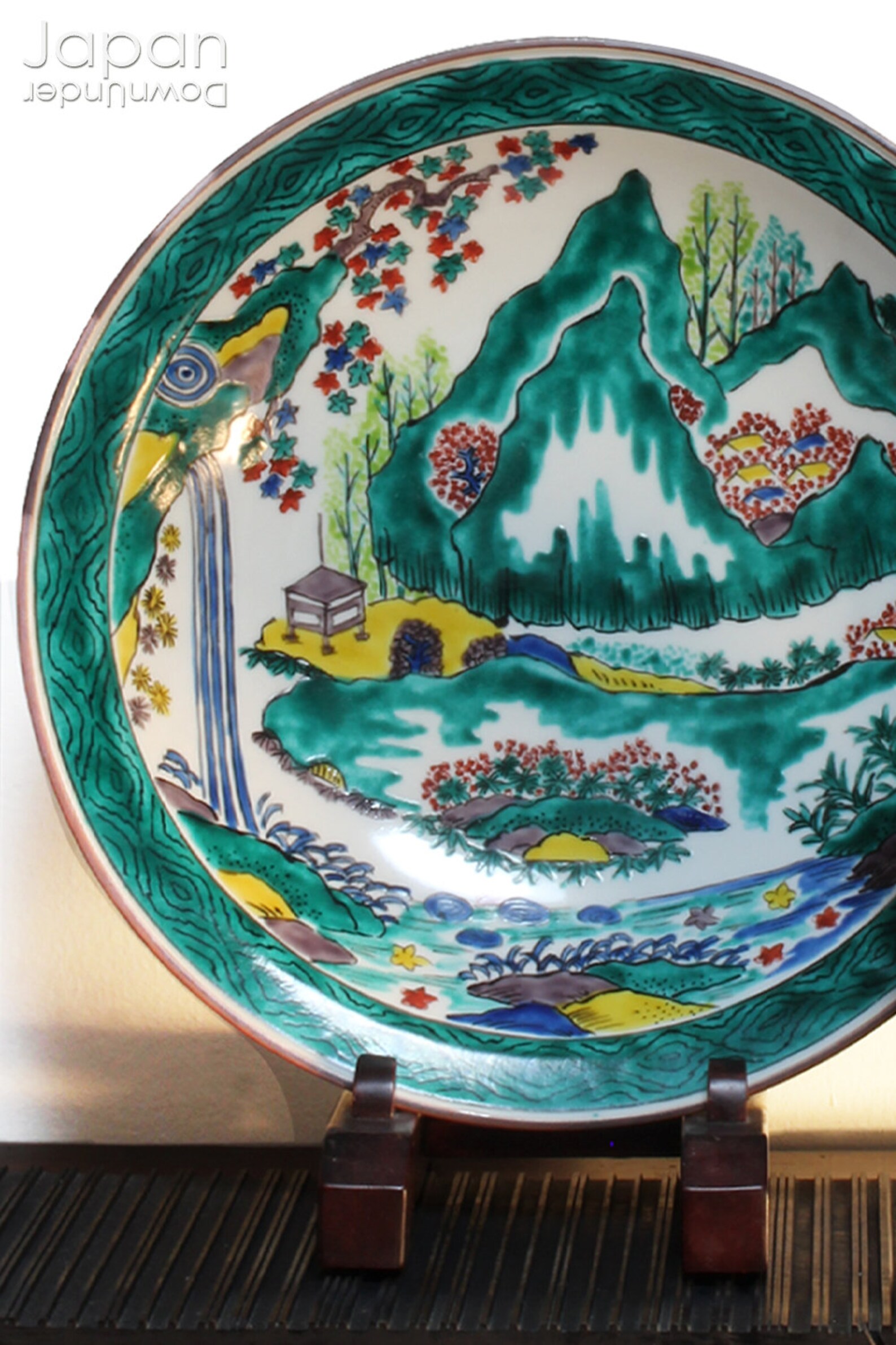 Kutani Ware Kutani Ware Plate Japanese Ceramics Vintage Etsy