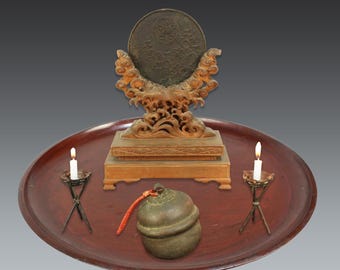 ミニチュア 日本青銅製 葛谷香炉 香炉彫刻 1900年 松野香 - Etsy 日本