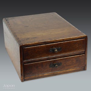 decorative office storage box - vintage desk organizer