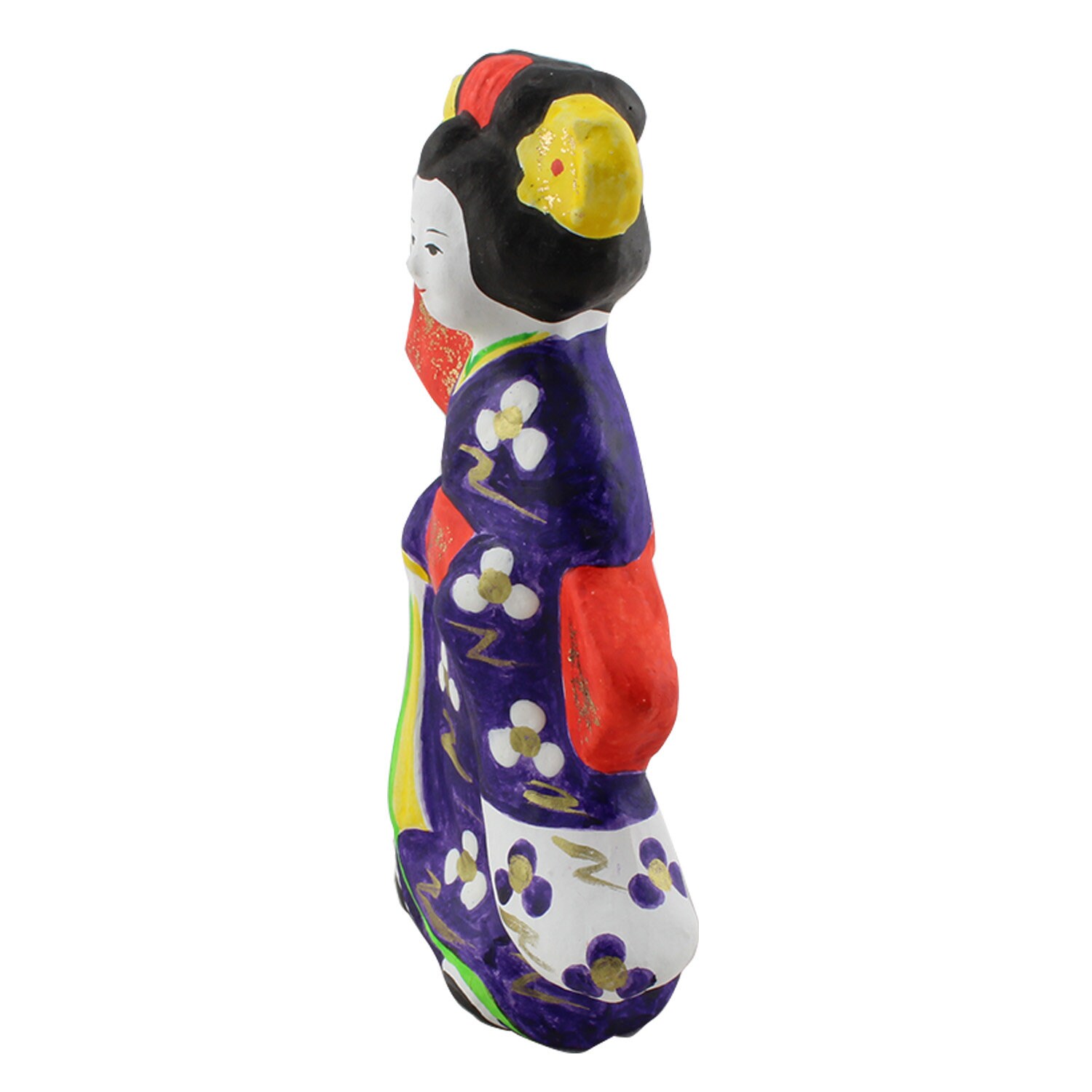 Toyama Tsuchi Ningyo Clay Doll: Japanese Kimono Lady Folk Art - Etsy
