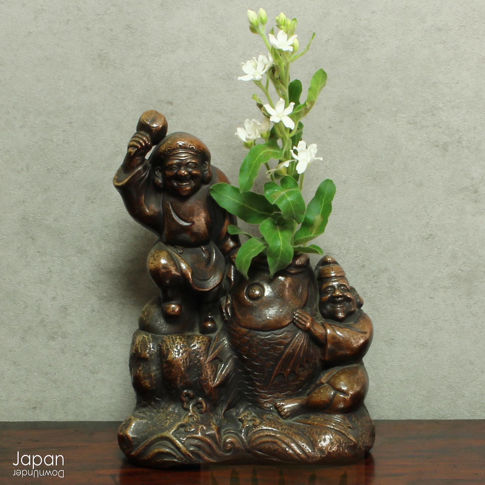 七福神 恵比寿様 大黒天様 商売繁盛 開運 風水 縁起物 骨董品 置物